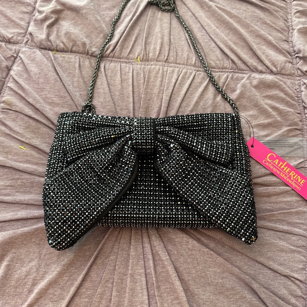 Catherine Malandrino jeweled bow purse. NWT. Retail 172